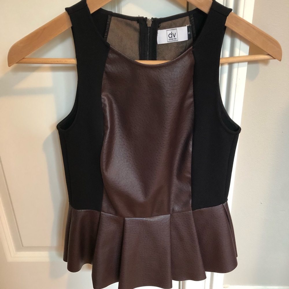 NWT Dolce Vita Peplum Top